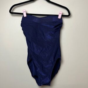 Gottex strapless ribbed swimsuit